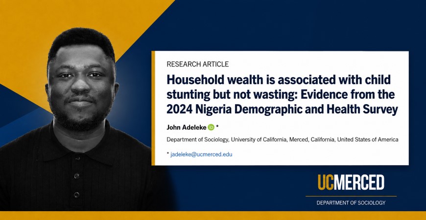 John Adeleke featured next to his research paper