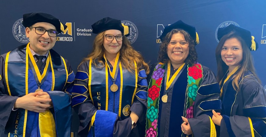 René Becerra, Heather Daniels, Melissa Quesada, and Jovana Ramos
