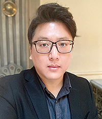 Sociology grad alumnus Hyunsu Oh, male in glasses