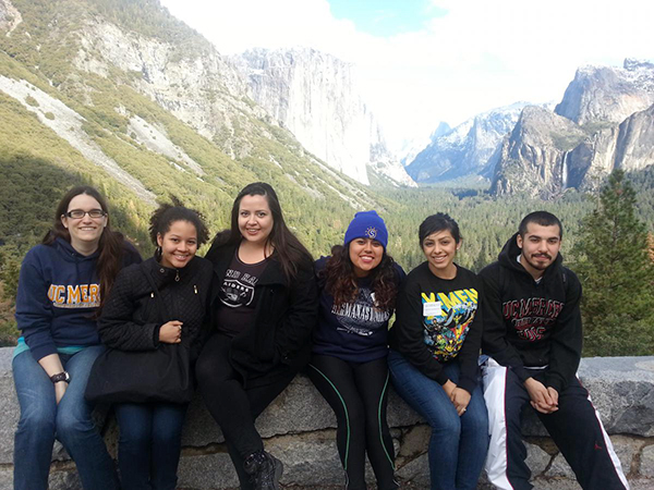 Student graduates at Yosemite