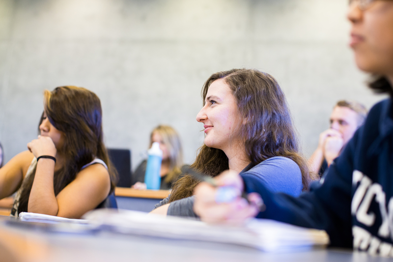 Sociology students in classroom setting