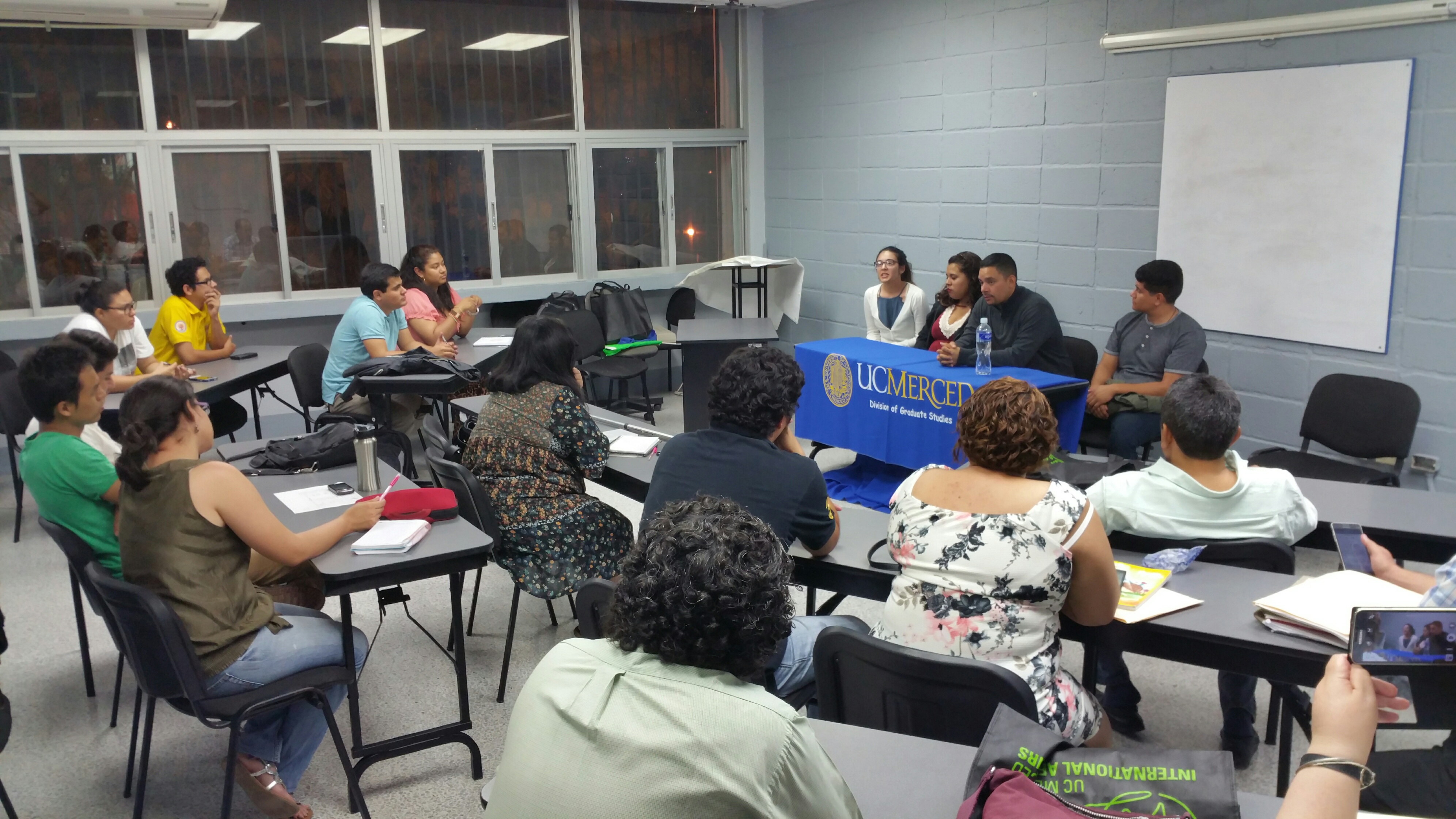 Sociology students sitting in a classroom